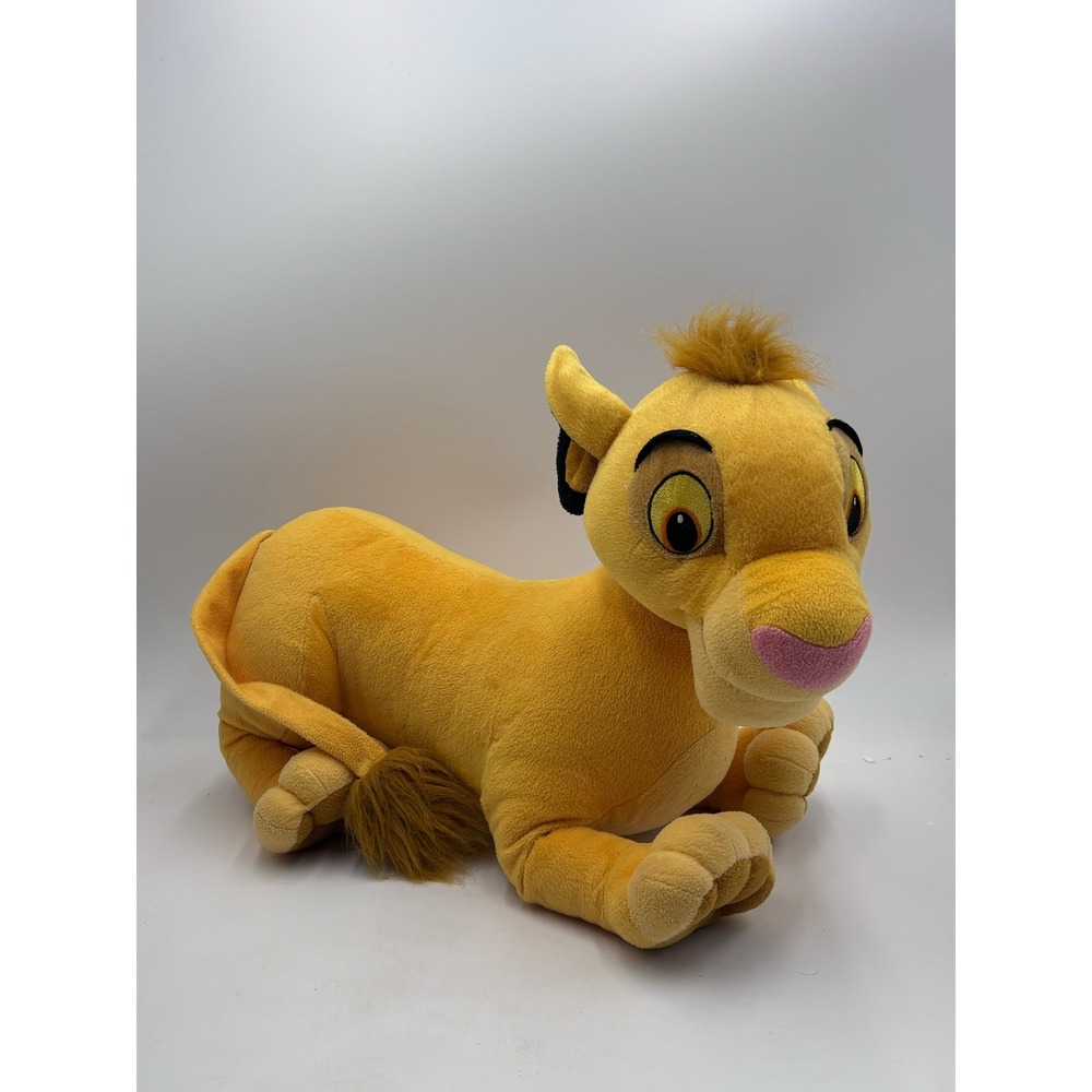 Disney Simba Plush The Lion King Hasbro 2002 Vintage Stuffed Animal 20 Inch